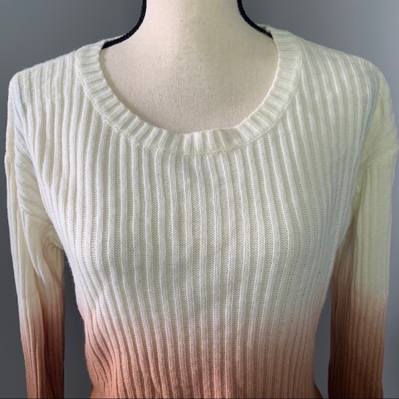 SILENCE + NOISE | Ombré Ribbed Sweater - Picture 3 of 10